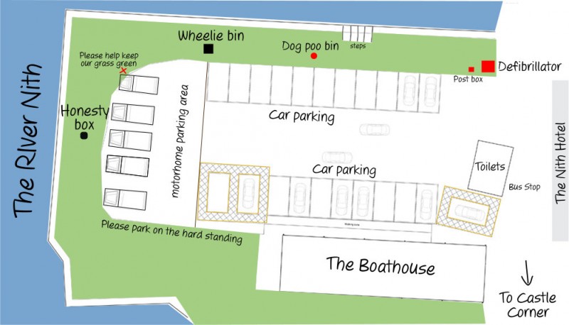 Glencaple Motorhome Parking
